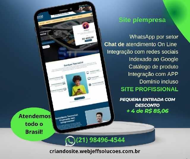 Criação de sites- landing page e loja virtual